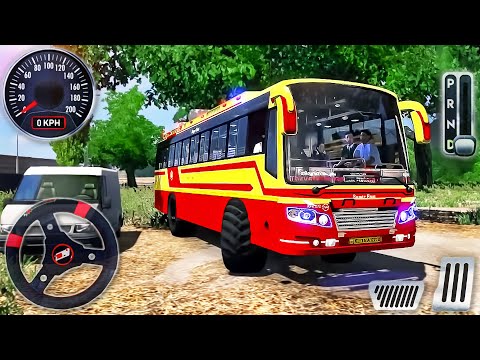 Hill Coach Bus Driver Simulator 2021 - Indian Offroad Transit Bus Driving - Android GamePlay
