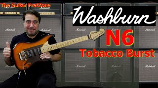 Video thumbnail for Washburn N6 USA Model - Demo/Review & N5 Topics/Information #washburn #nunobettencourt #charvel by The Guitar FretZone