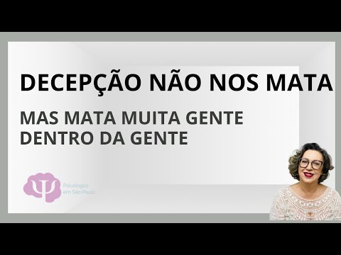 DECEPÇÃO PODE CAUSAR MUITA DOR, MAS TAMBÉM TE TRAZER UMA GRANDE LIBERTAÇÃO
