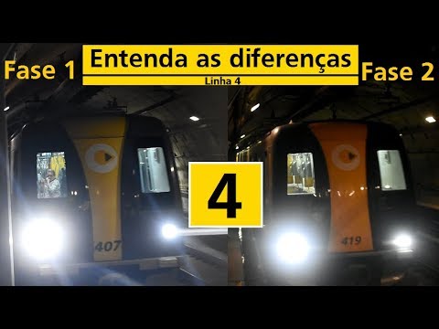 ViaQuatro Linha 4 - Amarela | Entenda as diferenças entre os trens