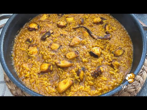Tan SIMPLE este ARROZ Con Pulpo que te vas a sorprender