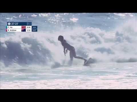 Keely Andrew vs. Coco Ho - Round Two, Heat 6 - Vans US Open of Surfing - Women's 2018