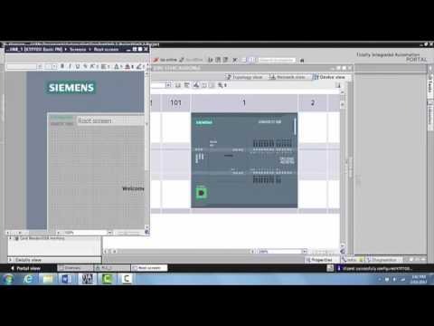 Networking the PLC and the HMI in Siemens TIA Portal V14 - Unit 5.1