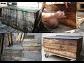 how to rebuild a wooden pallet chest