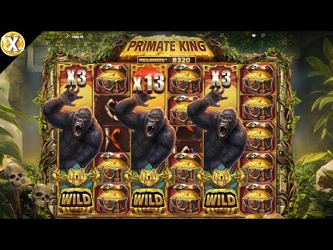💥 Primate King Megaways (Red Tiger Gaming) 💥 EPIC Big WIN New Online Slot!