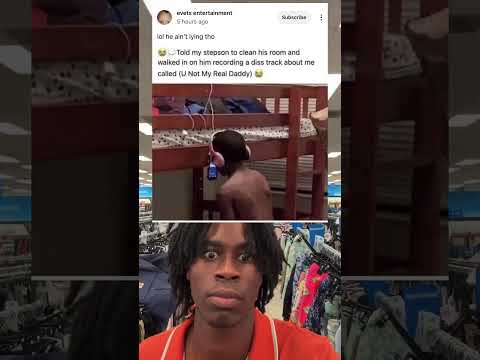 Told my stepson to clean his room and walked in on him recording a diss track about me