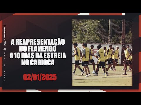 Flamengo's re-presentation 10 days before its debut in Carioca