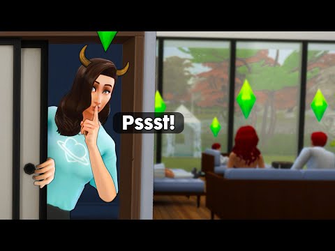 Sims aber ich muss HEIMLICH bei meinen Nachbarn leben! Sims Parasite Challenge