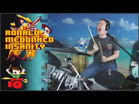 Ronald McDonald Drumming Insanity!!!