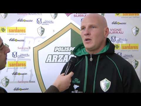 Intervista1 dopo partita Arzachena Nuorese