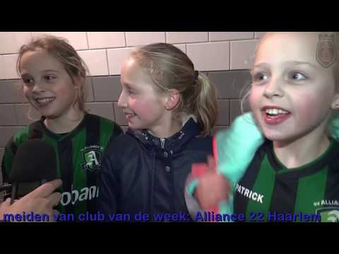 De meiden van club van de week: Allaince 22 Haarlem