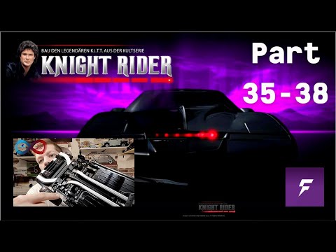 Fanhome Knight Rider K.I.T.T.  Part 35 - 38 - Montage der Hinterachse und den Radaufhängungen!