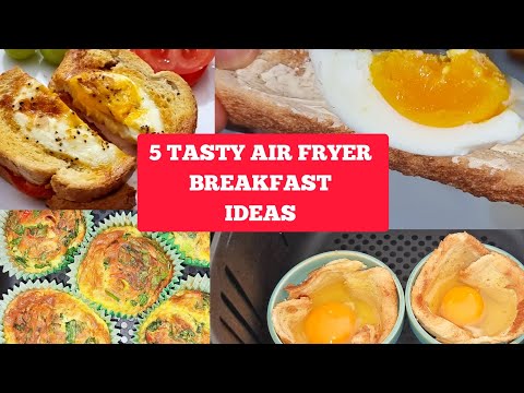 5 BEST & QUICK AIR FRYER BREAKFAST RECIPES IDEAS With EGGS - SO TASTY YOU CANT STOP MAKING THEM😀👌🏻