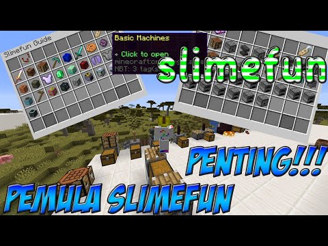 BUAT PEMULA SLIMEFUN, BAHAS BASIC MACHINE - MINECRAFT SLIMEFUN TUTORIAL INDONESIA PART 6