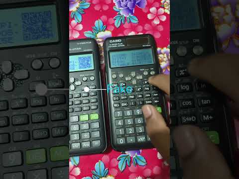 Casio original vs fake calculator