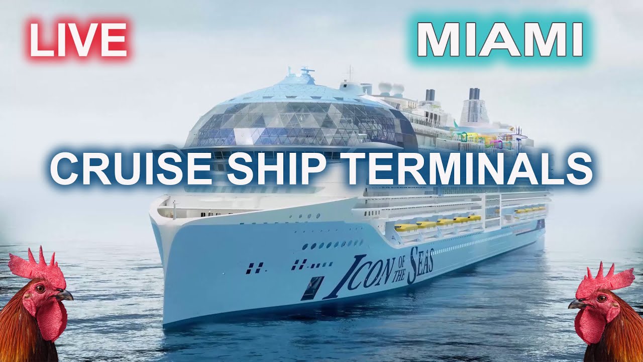 PortMiami — Cruise Ship Terminals live webcam