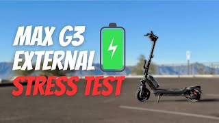 Segway Ninebot Max G3 Mountain Stress Test | External Battery Installed