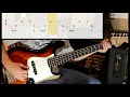 In My Darkest Hour Megadeth Bass Cover WITH TABS Playalong