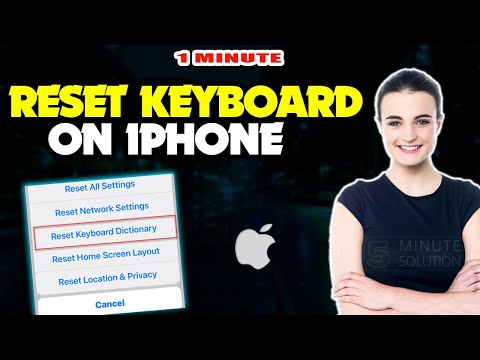 How to Reset keyboard on iPhone & iPad 2024 | 5 Minute Solution
