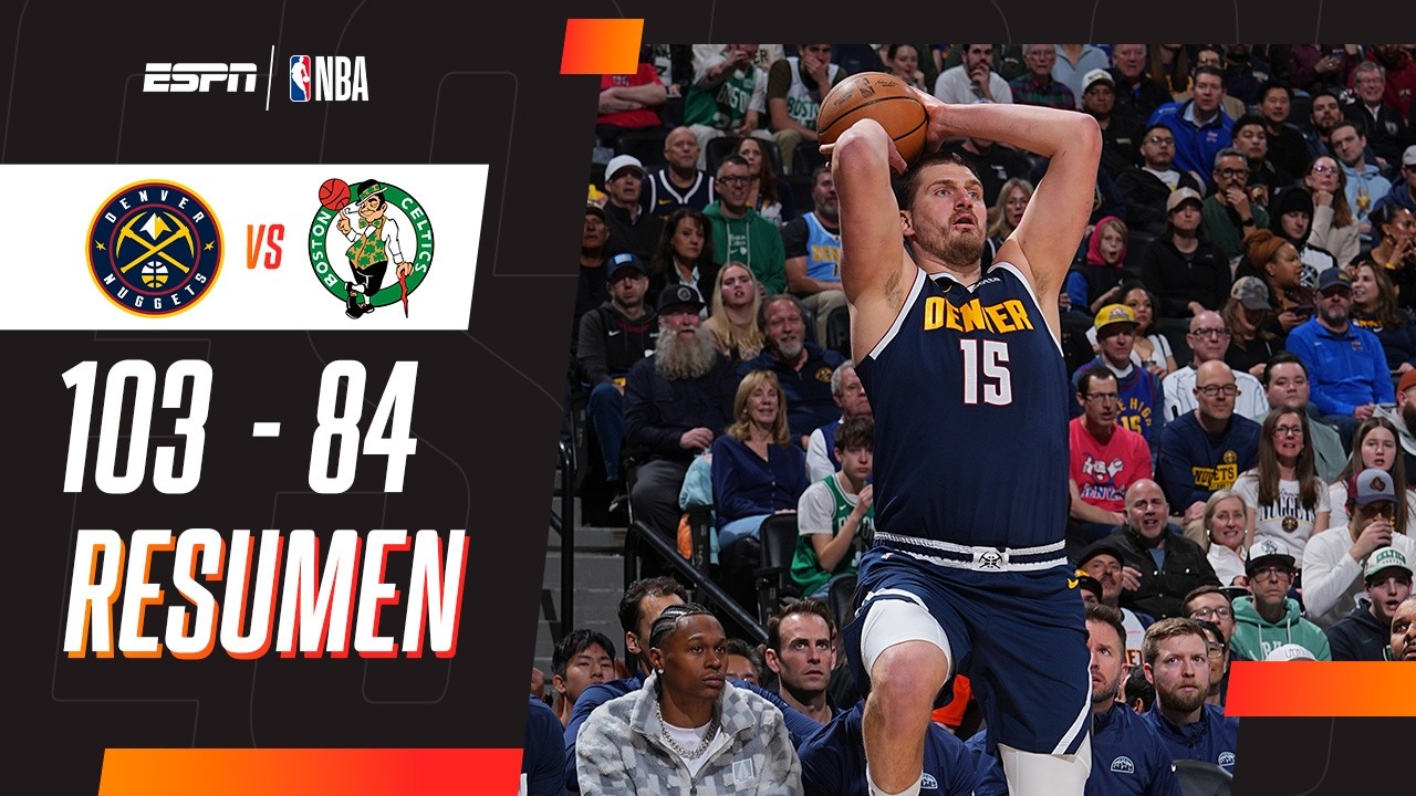 EL BUENO DE NIKOLA JOKIC APORTÓ 30 PUNTOS PARA EL TRIUNFAZO DE NUGGETS FRENTE A CELTICS | RESUMEN