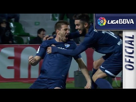 Todos los goles del Elche CF (0-1) Málaga CF - HD - All goals
