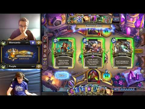 Monsanto vs Purple - Hearthstone Grandmasters Americas - Week 5