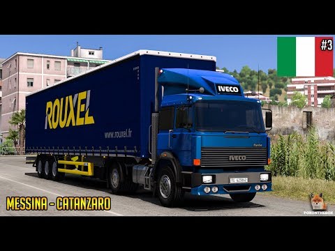Italia DLC | Iveco 190-38 Messina - Catanzaro | Euro Truck Simulator 2 (ETS2 1.30)