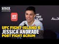 UFC Fight Island 6: Jessica Andrade Post-Fight Press Conference - MMA Fighting