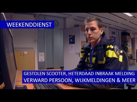 POLITIE - Gestolen Scooter, inbraak melding, verward persoon - Politievlogger Jan-Willem
