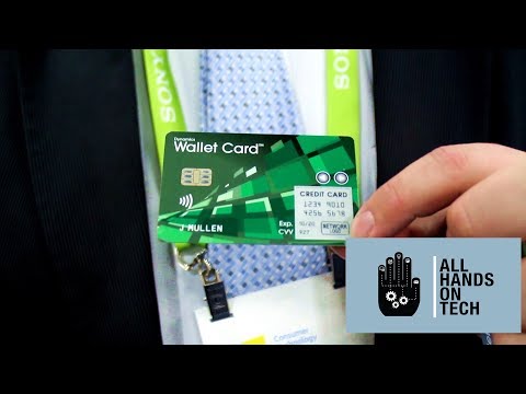 Wallet Card first look - All Hands on Tech at CES