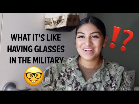 HAVING GLASSES IN THE MILITARY! | GLASSES VS CONTACTS FOR BOOT CAMP