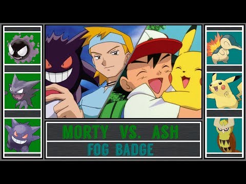Ash vs. Morty (Pokémon Sun/Moon) -  Ecruteak Gym/Fog Badge - Johto Gym Battle