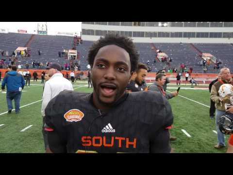 WR Taywan Taylor Senior Bowl Postgame
