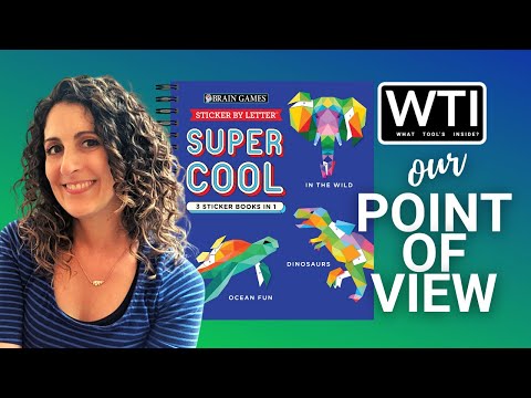 Letter Books Brain Games Sticker - WTI product video review
