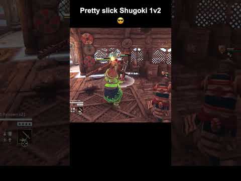 For Honor: Pretty slick Shugoki 1v2 😁