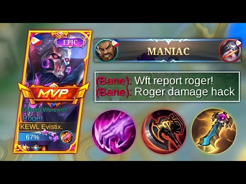 GOD MODE ROGER IN SOLO RANKED GAME! 1V5 | TOTALLY DESTROYED ENEMIES | MLBB
