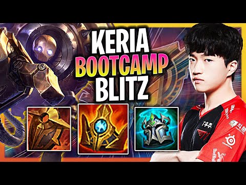 LEARN HOW TO PLAY BLITZCRANK SUPPORT LIKE A PRO! | T1 Keria Plays Blitzcrank Support vs Tahm Kench!