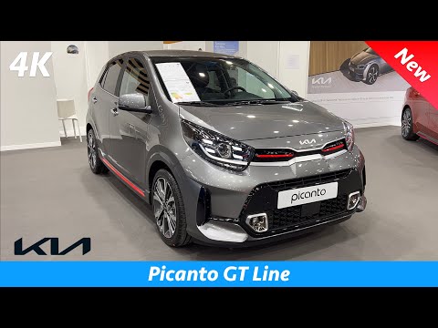 KIA Picanto GT Line (Facelift) 2022 - FIRST look in 4K | Exterior - Interior (details), 84 HP, Price