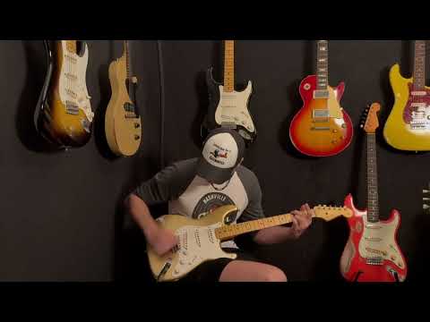 Fender '57 Stratocaster Relic HW '57 Pickups 3,4kg 2022 - Aged HLE Gold - VIDEO image 16