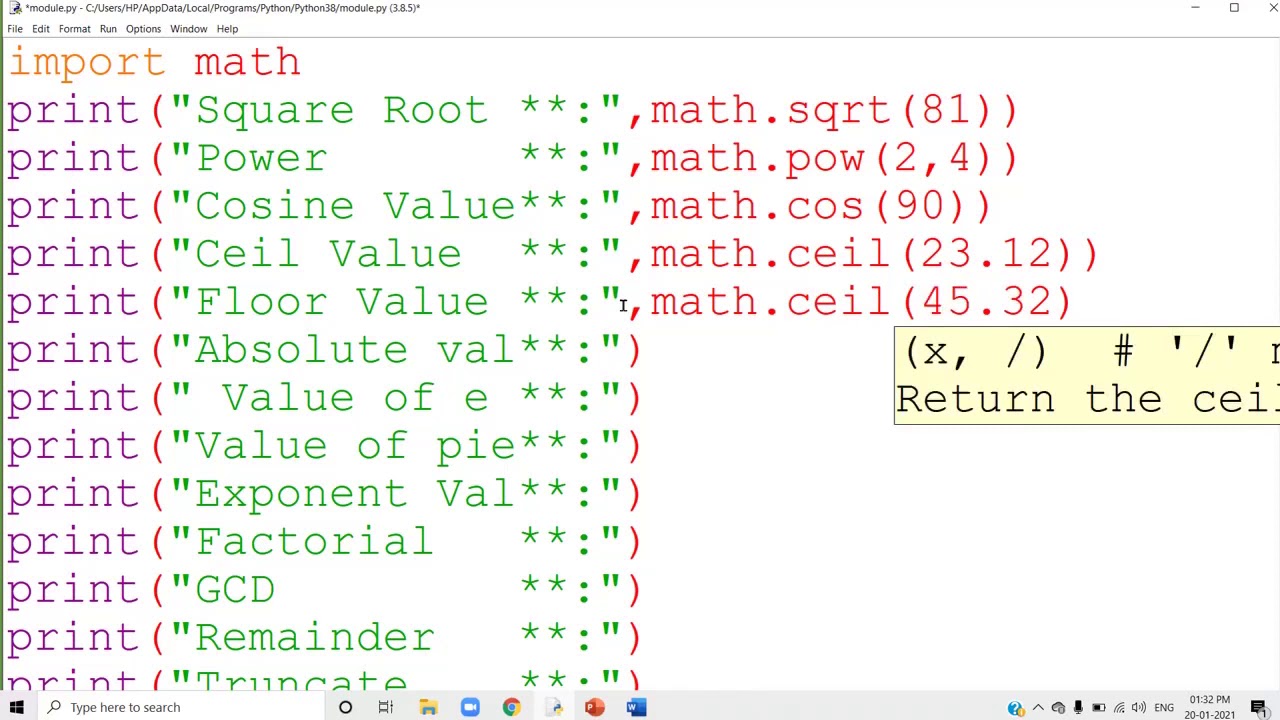 CS11 – Chapter 09 – Introduction to Python Module – Video 01 – Modules in Python