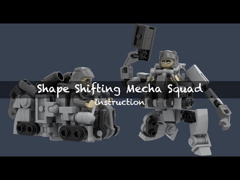 Lego Shape Shifting Mecha Squad MOC Instruction