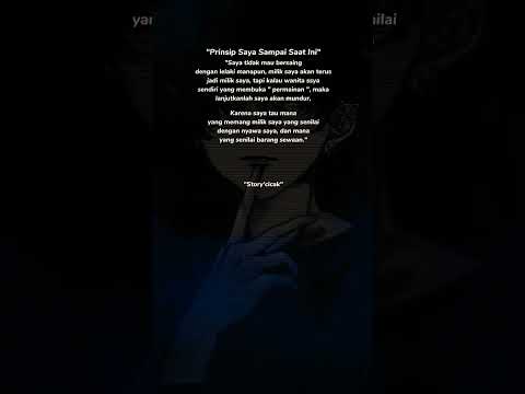 "ini saya dan bukan orang lain"