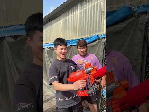 BABY Comedy : New toy gun for homeless babies💔