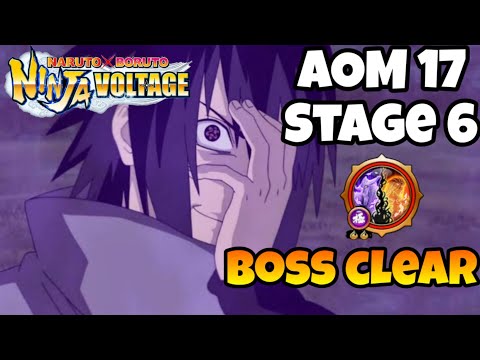 A.O.M Stage 6 Boss Clear | EMS Sasuke 7 Keys | NxB Nv