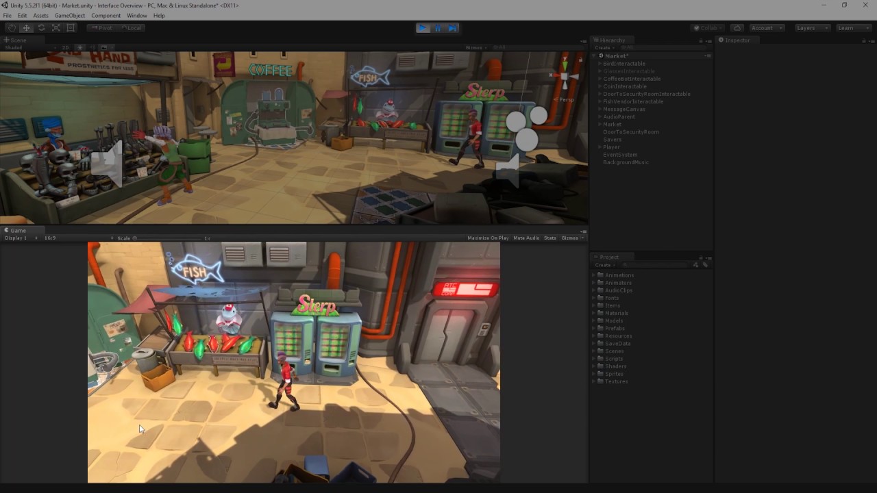 The Unity Interface Overview - Unity Official Tutorials