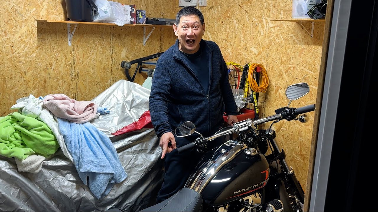 お父さんがハーレーに傷をつけてしまいました。【バイクに関する近況報告】