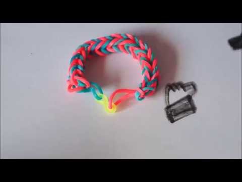 Instruktaż jak zrobić prostą bransoletkę na palcach z gumek Loom Bands
