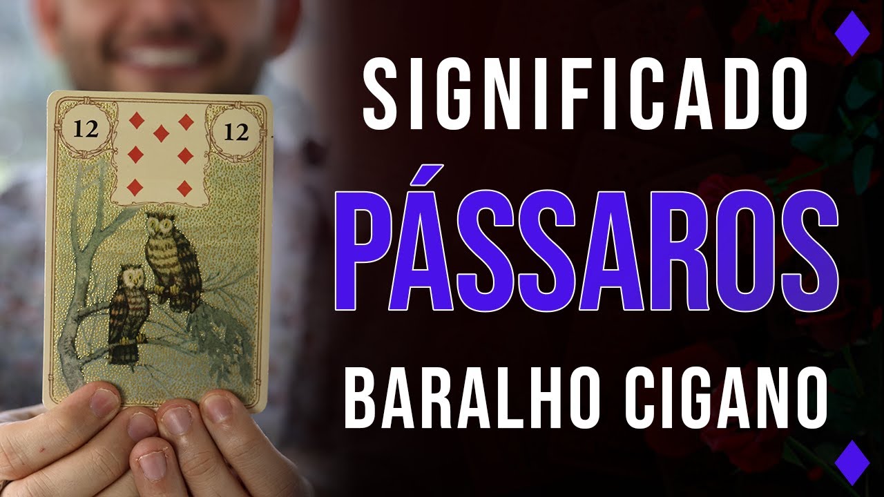 Significado carta Pássaros/Aves/Corujas - Baralho Cigano - Carta 12