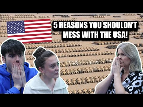 BRITISH FAMILY REACTS! 5 Reasons You Shouldn't Mess With The USA!
