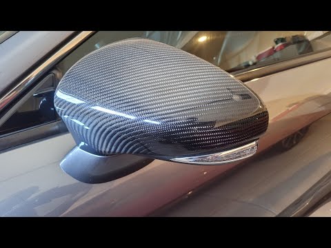 Install Carbon Fiber Caps on 2016 Lexus RC-F